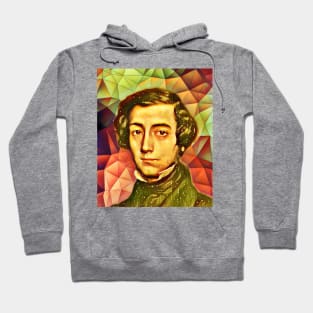 Alexis de Tocqueville Snow Portrait | Alexis de Tocqueville Artwork 15 Hoodie